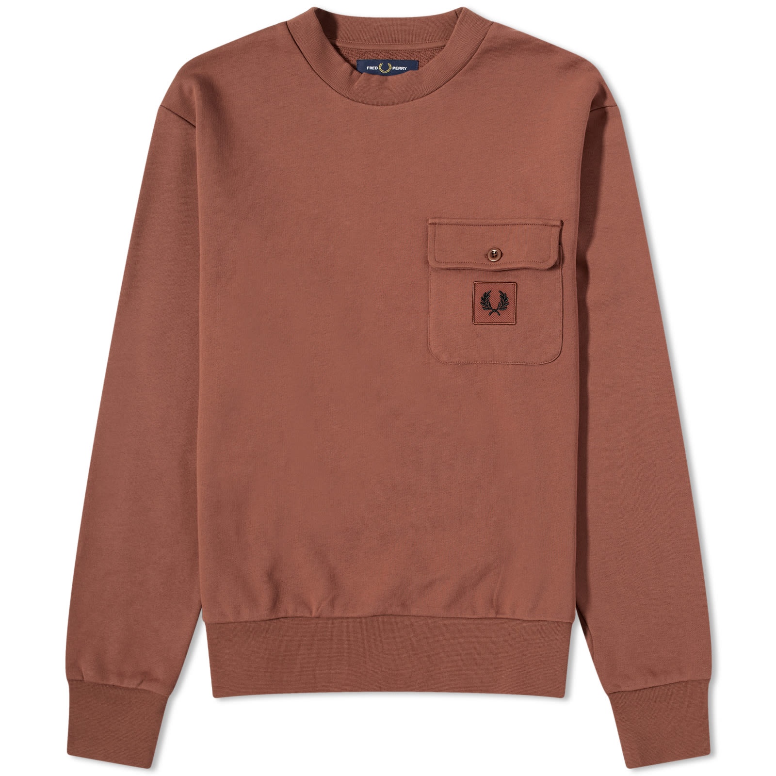 Fred Perry Badge Crew Sweat - 1