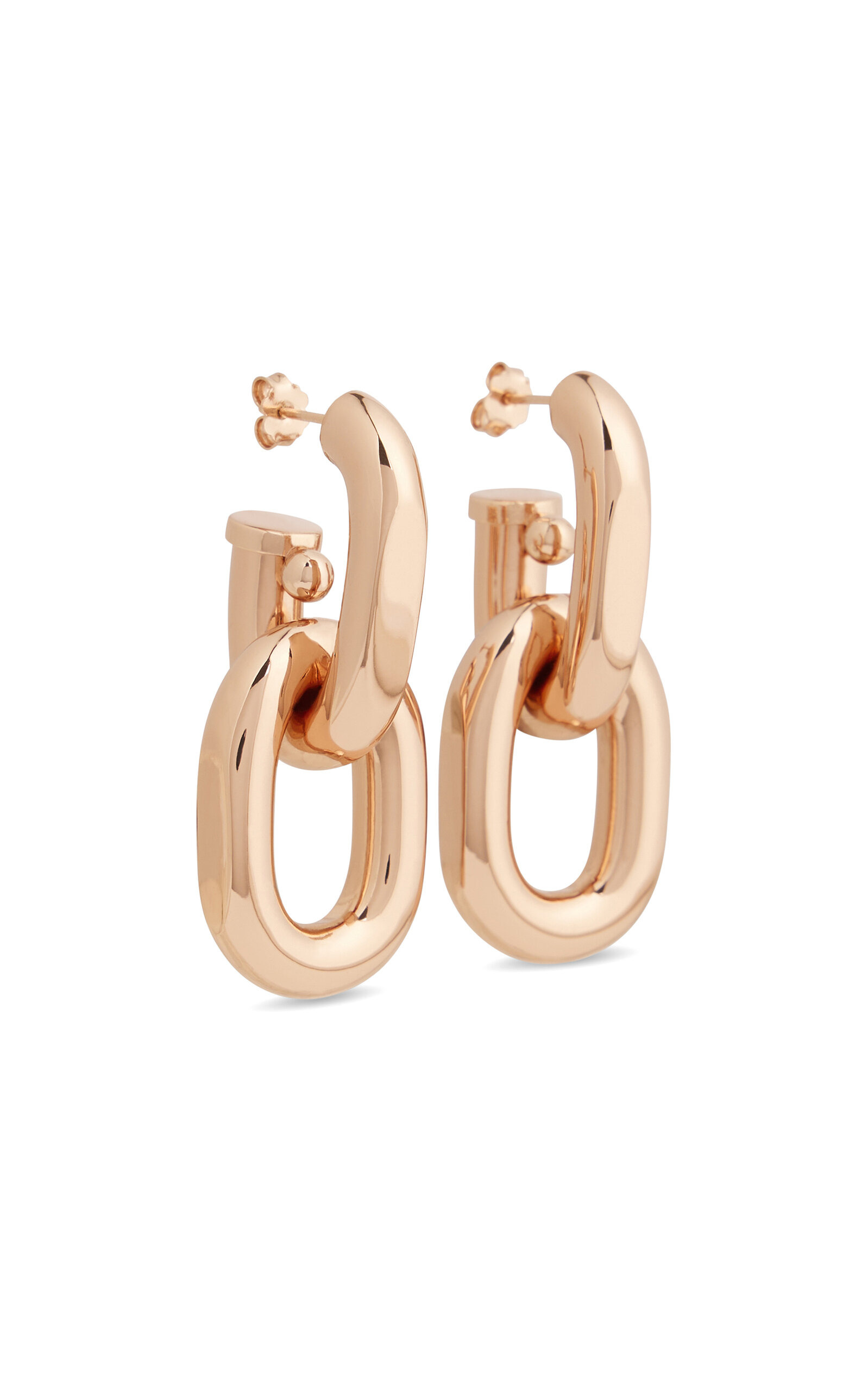 XL Link Rose Gold-Tone Drop Earrings pink - 3