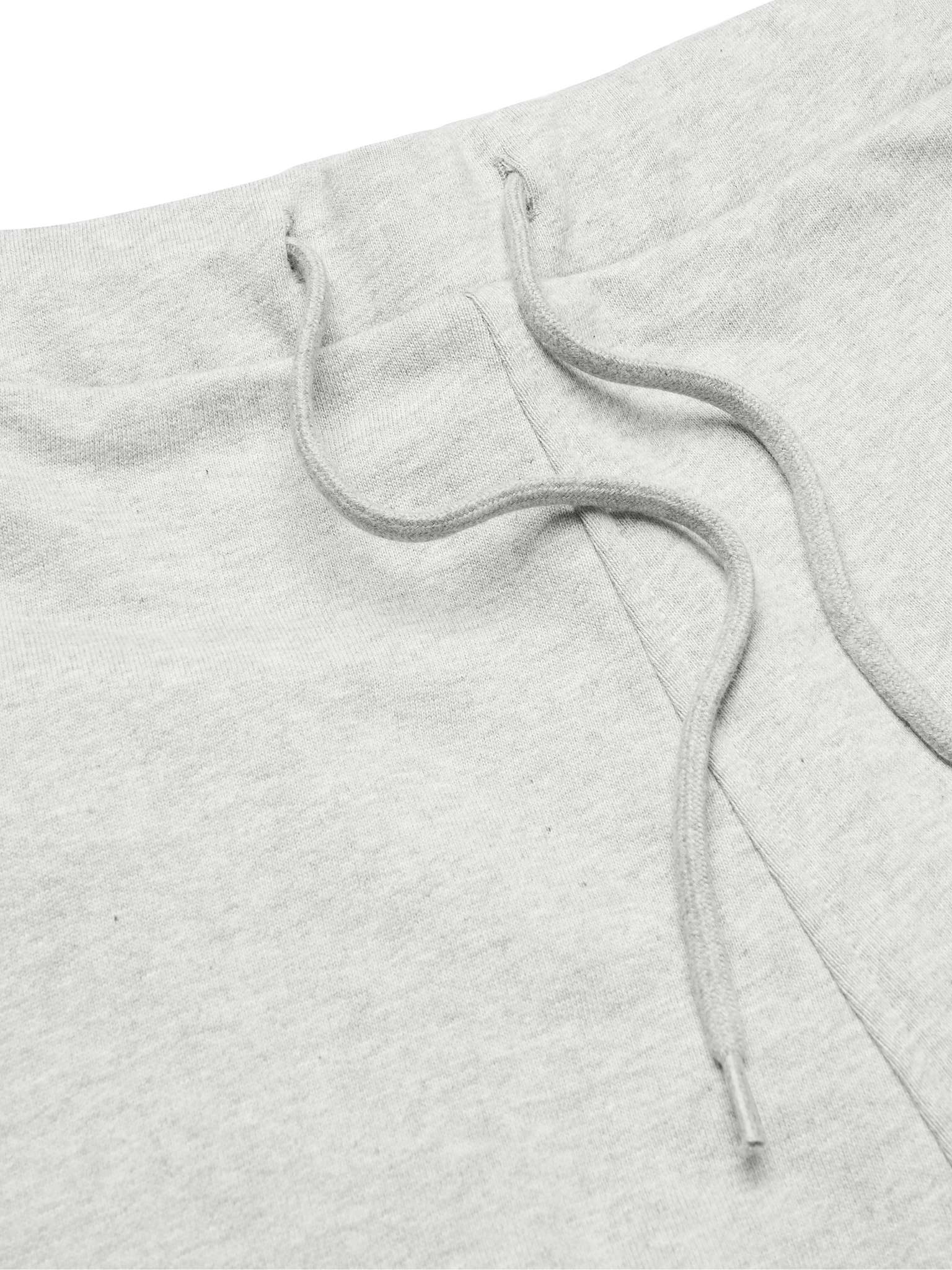 Logo-Print Fleece-Back Cotton-Jersey Drawstring Shorts - 6