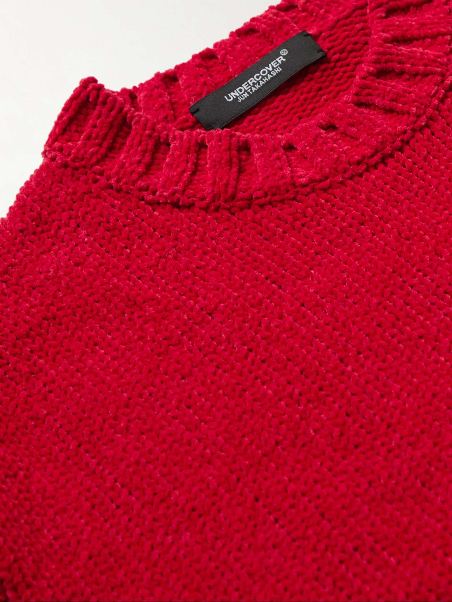 Cotton-Blend Chenille Sweater - 5