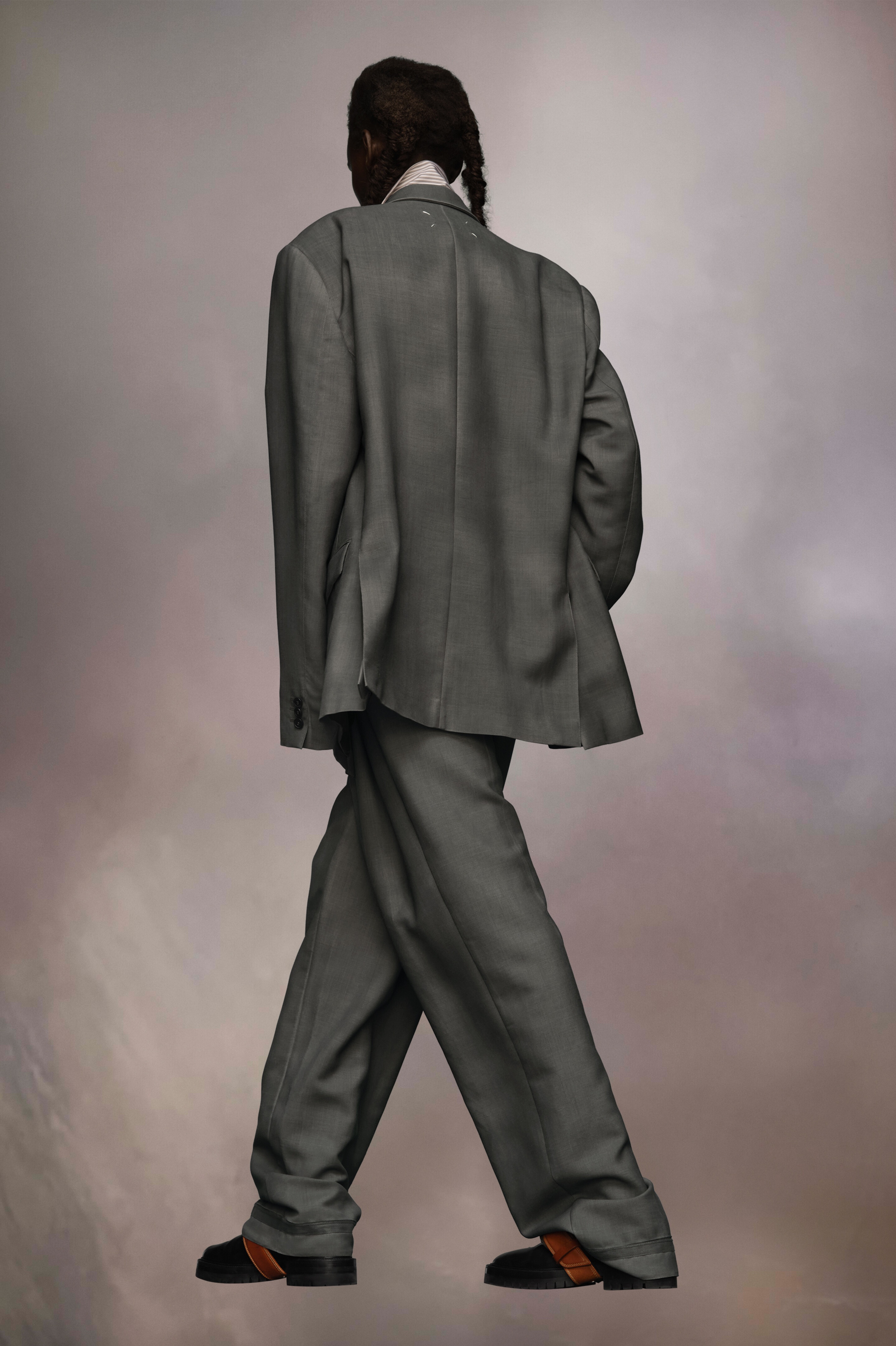 Mohair Wool Suit Jacket - 5