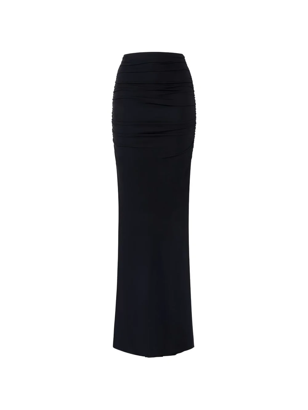 draping jersey long skirt - 1