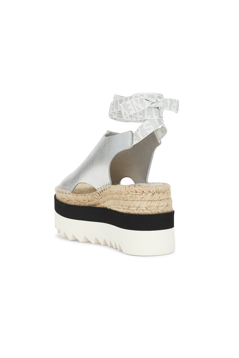 Gaia Wrinkly Metallic Sandal - 3