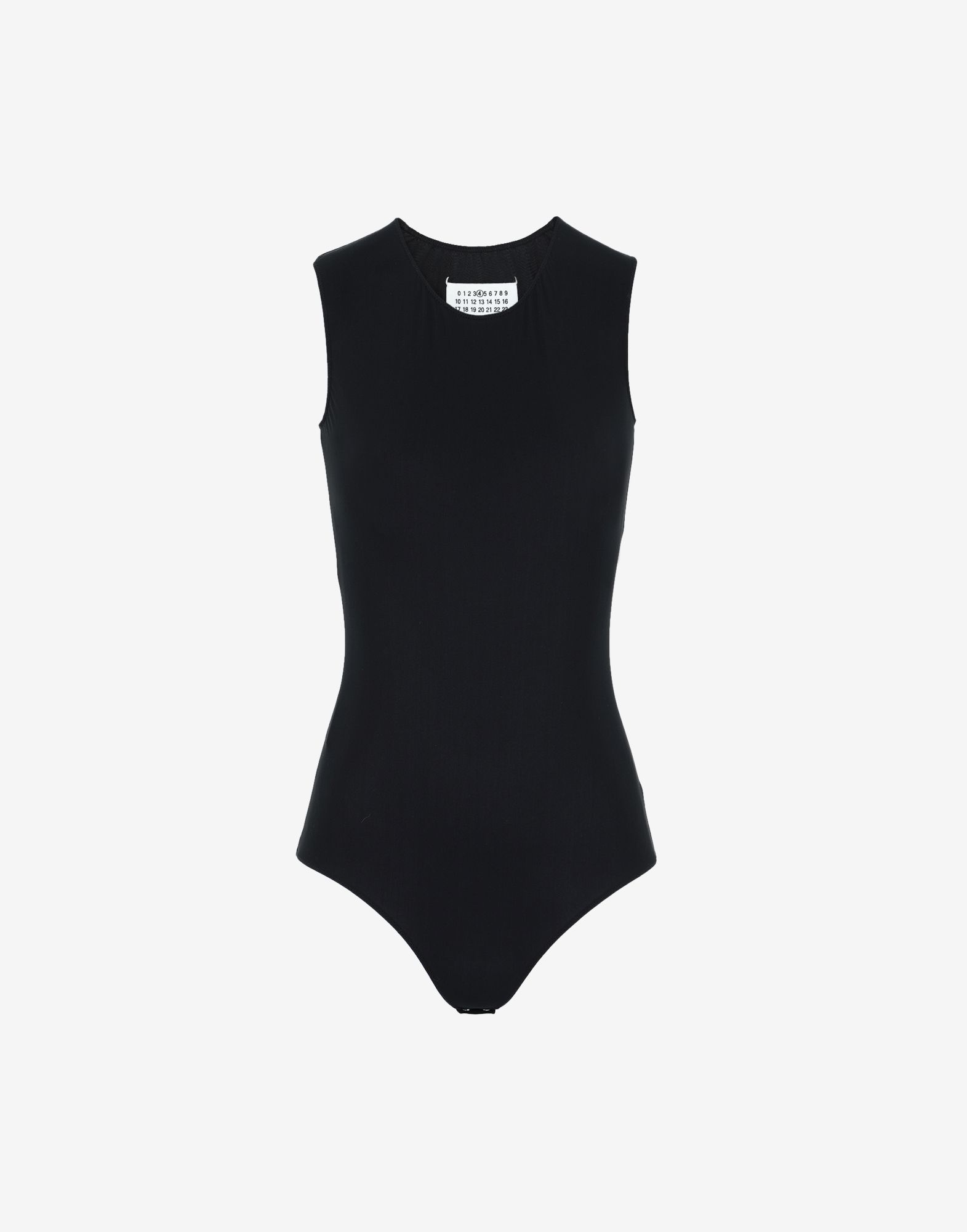 Sleeveless jersey bodysuit - 1