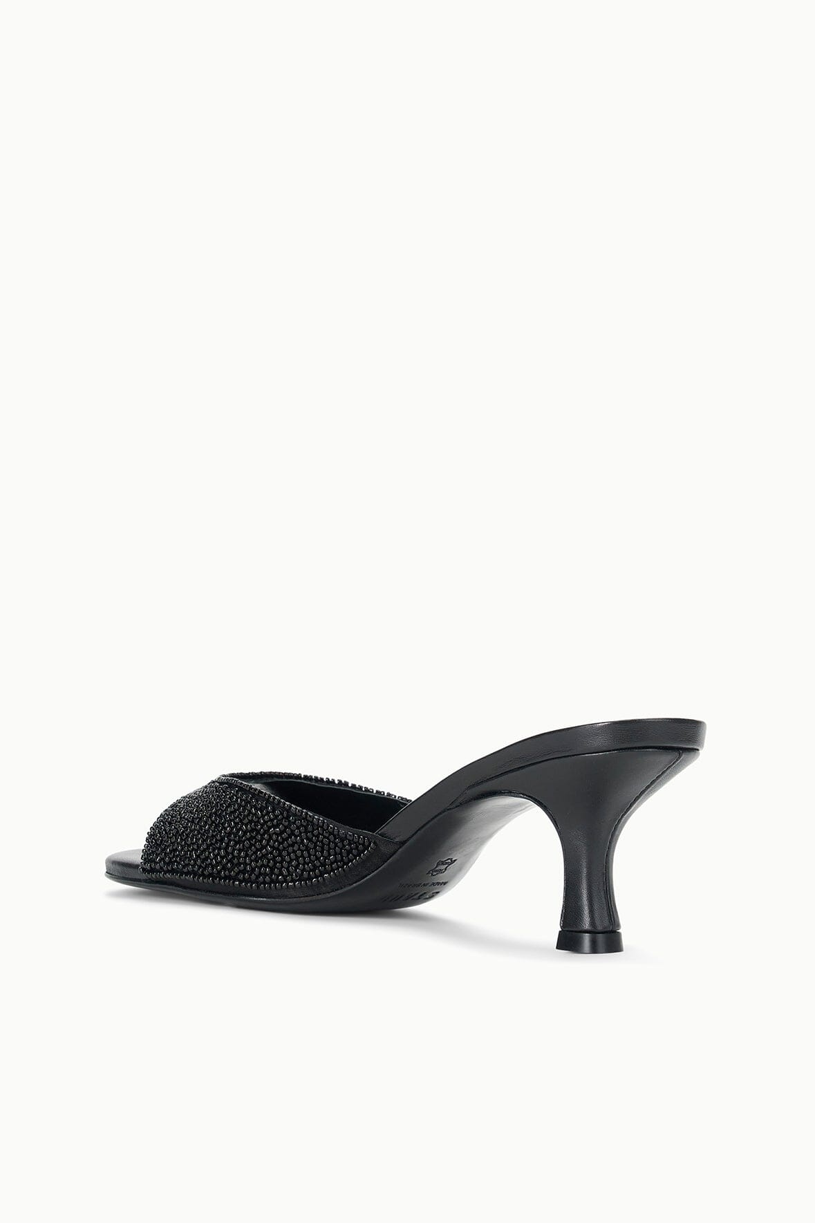 STAUD BRIGITTE MULE BLACK BEADED - 5