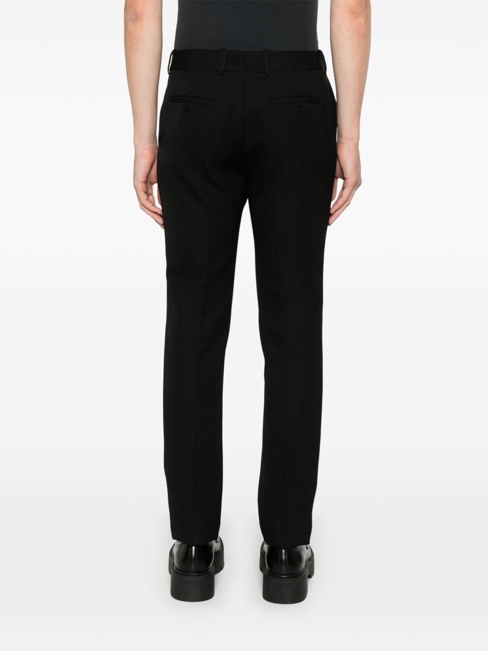 low-rise tailored trousers - 4