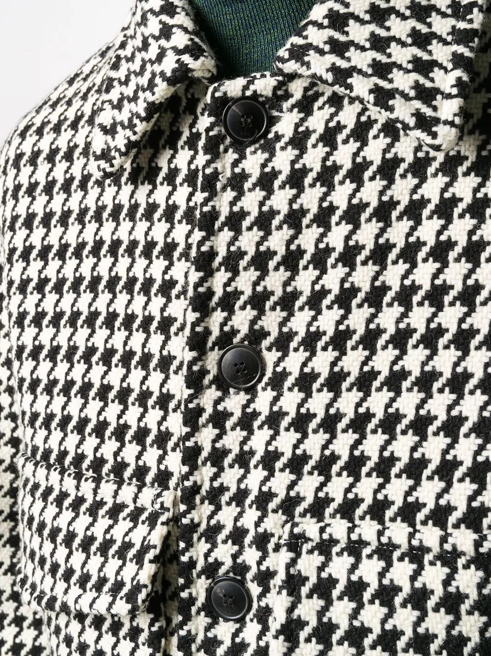 houndstooth boxy fit jacket - 5