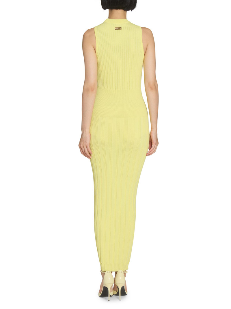 Women's Keyhole Rib-Knit Maxi Dress - Jaune 5