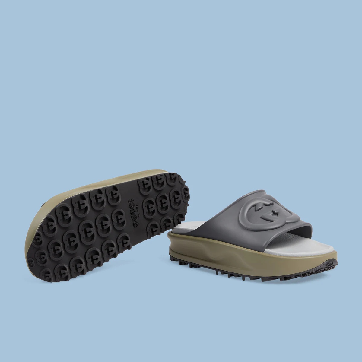 Men's Interlocking G slide sandal - 5