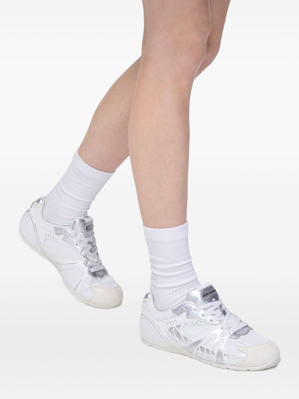 mesh-panel sneakers - 5