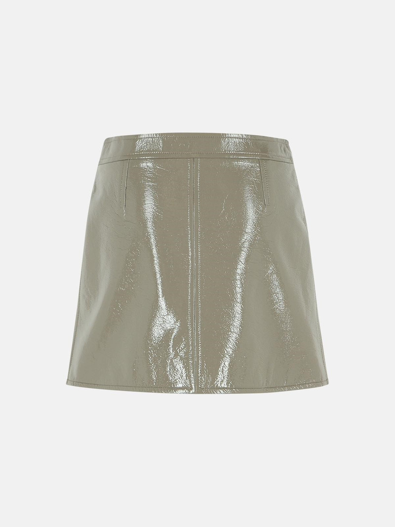 courrèges 'REEDITION' GREY POLYESTER BLEND MINISKIRT outlook