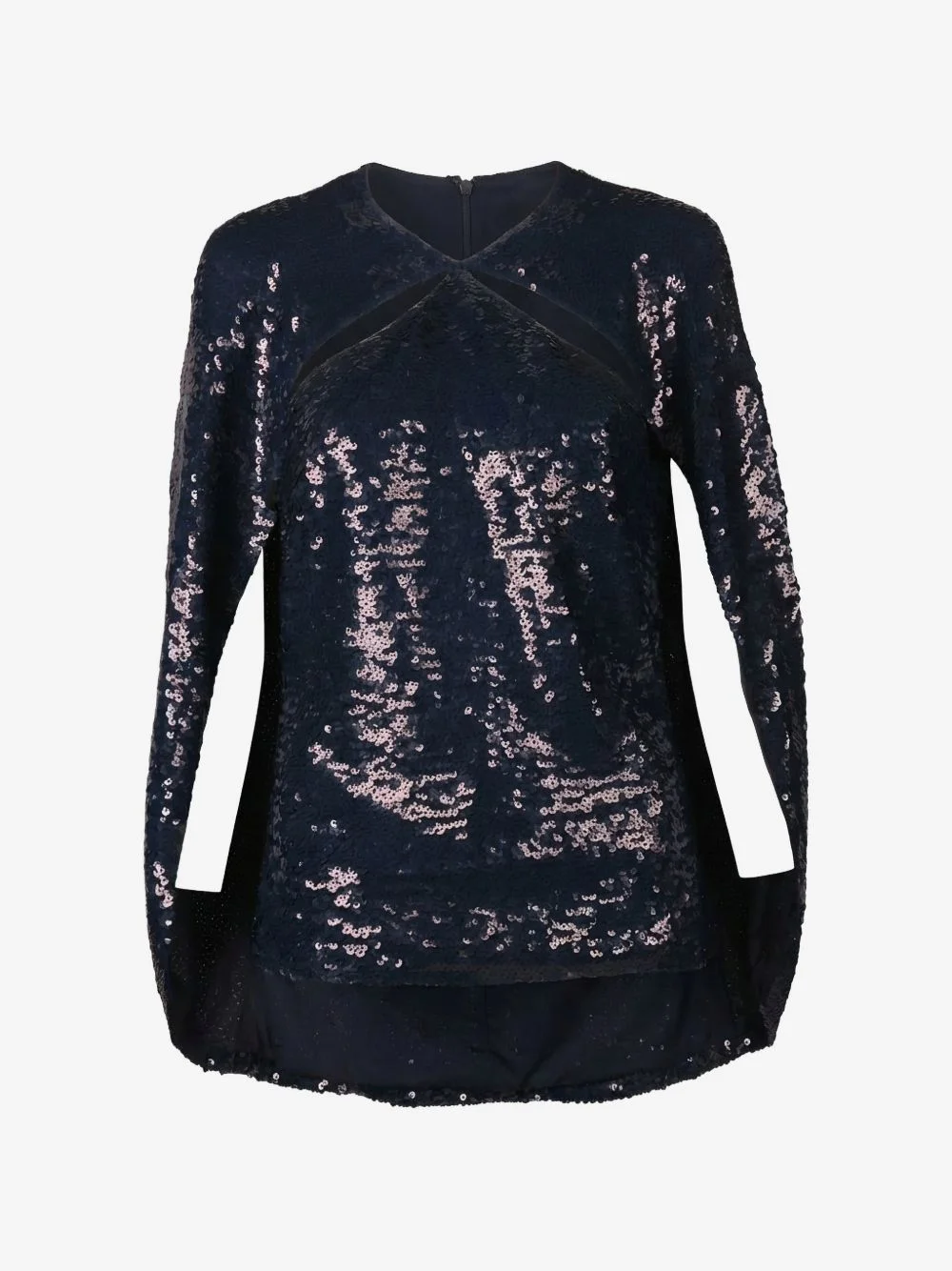 sequined cape-style top - 1