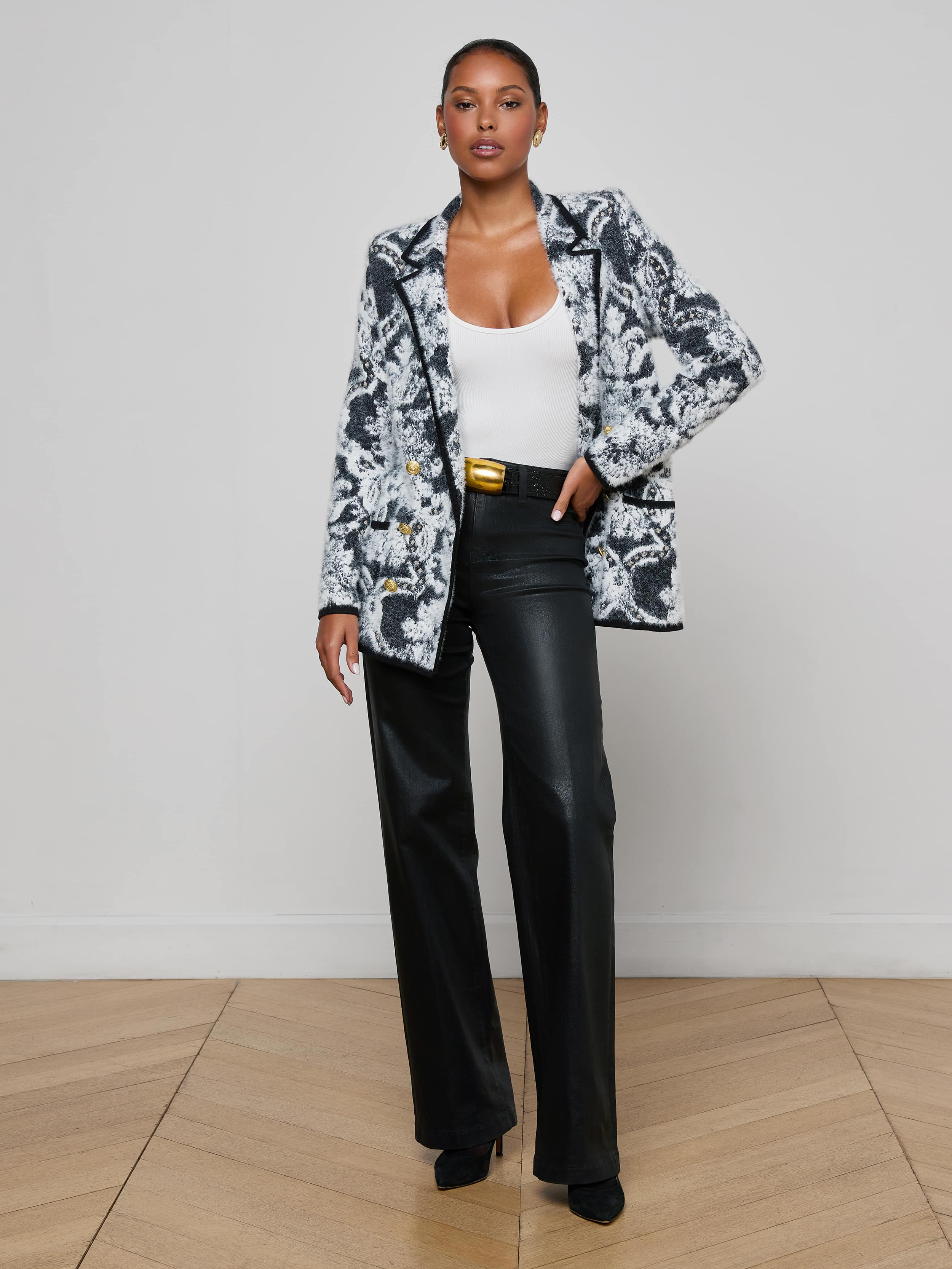 Eileen Jacquard Knit Blazer - 4