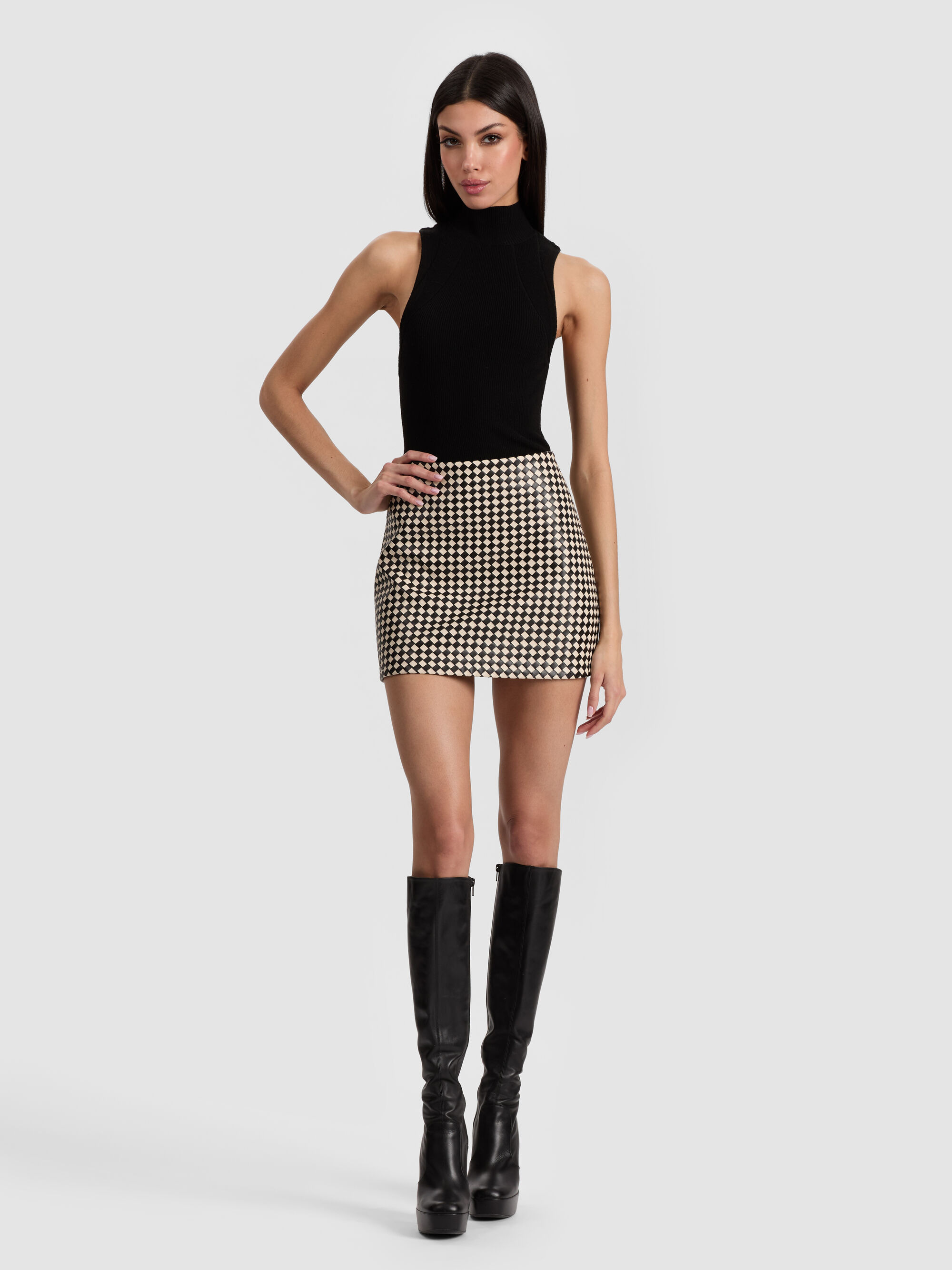 ELANA VEGAN MINI SKIRT - 6