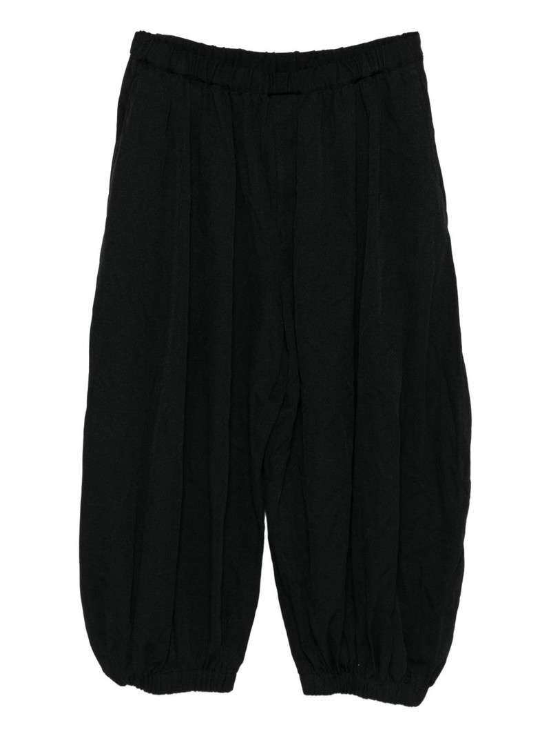 pleat-detail trousers 1