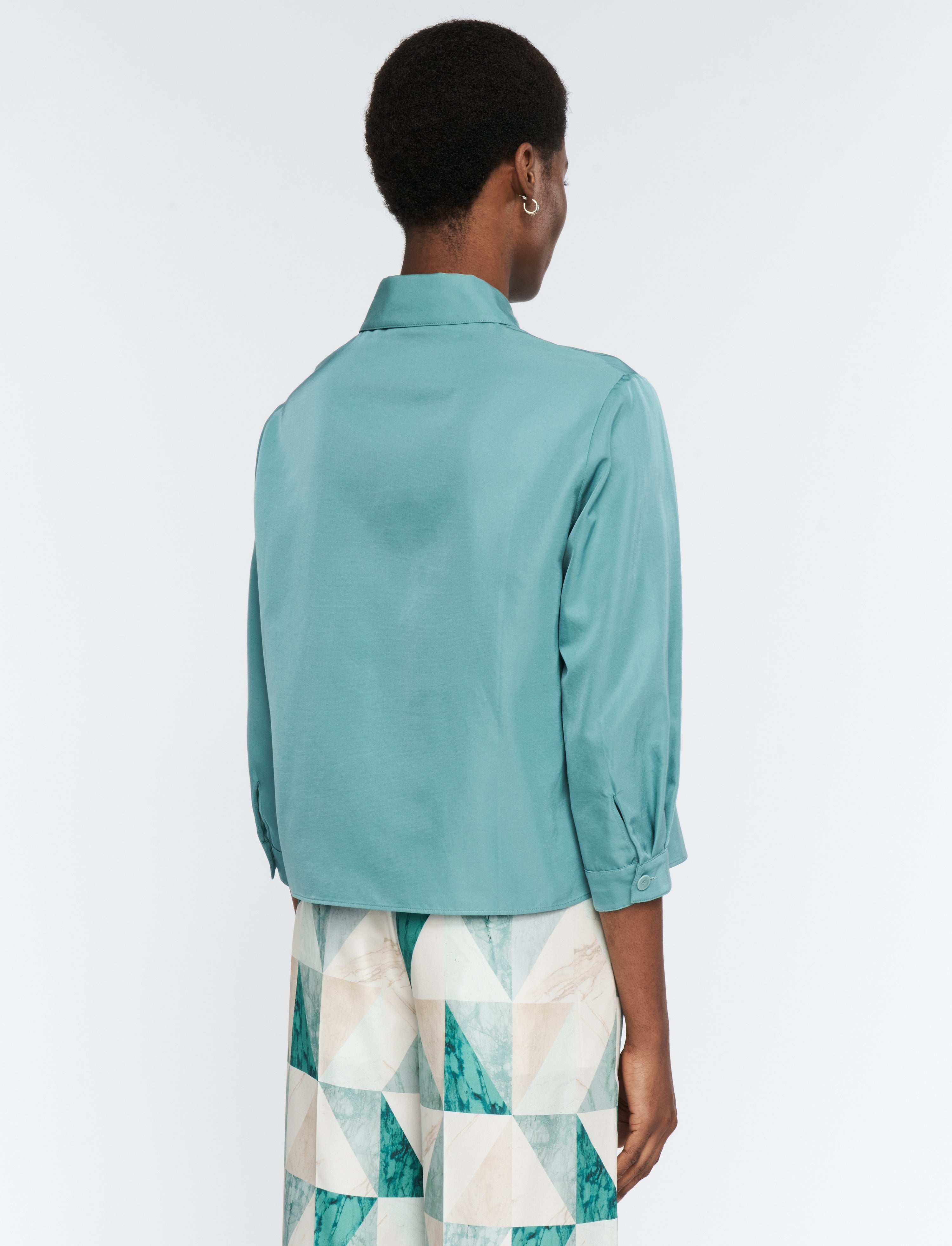 Satie Soft Cotton Silk Shirt - 4