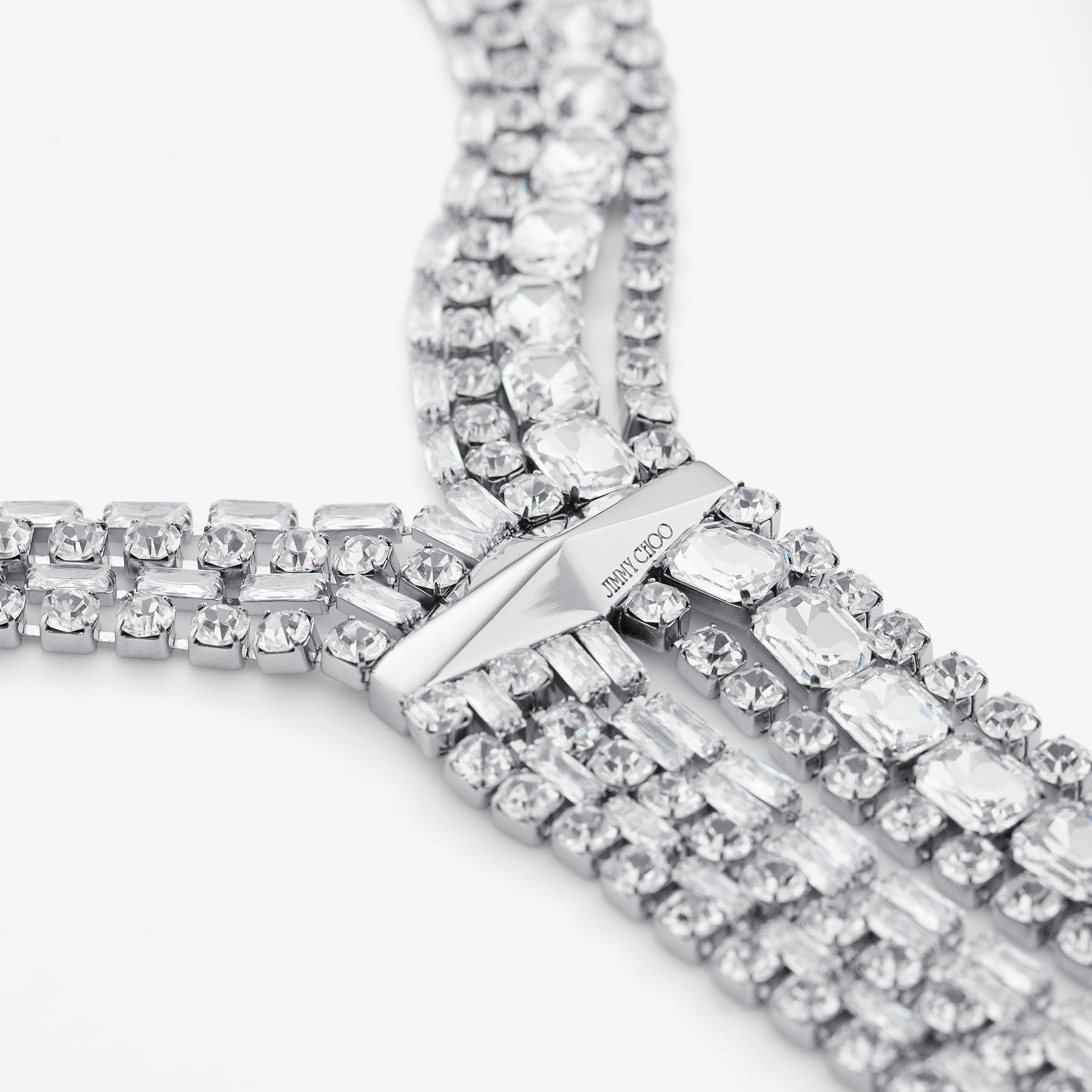 Zandra Necklace
Silver-Finish Crystal Necklace - 3