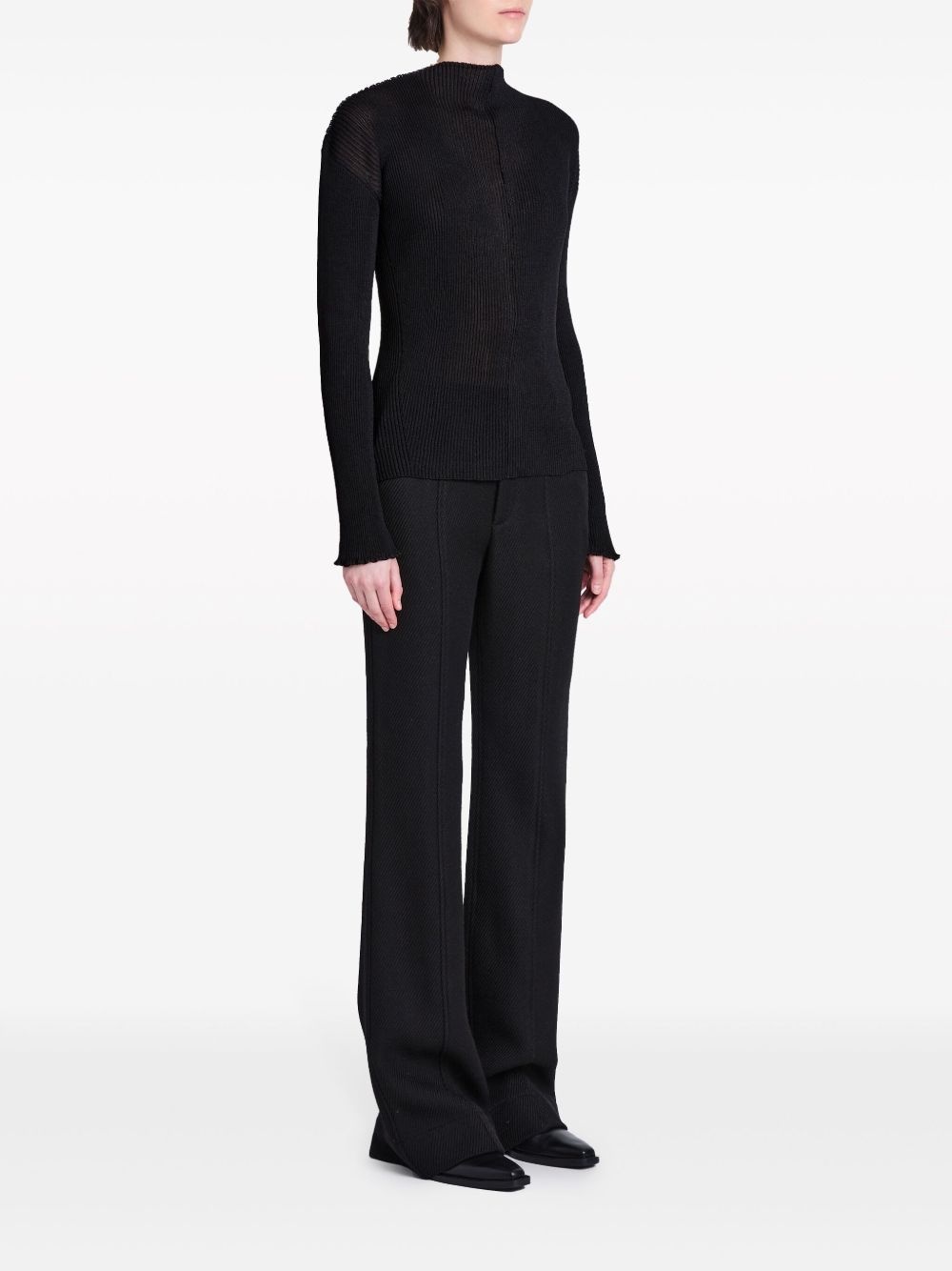 Camille ribbed-knit top - 3