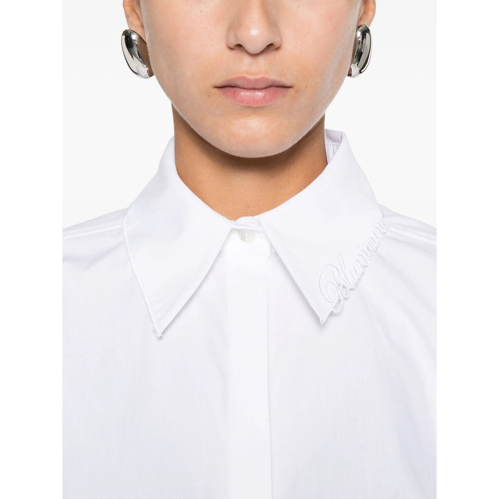 Blumarine White Tops - Shirts Women - 5