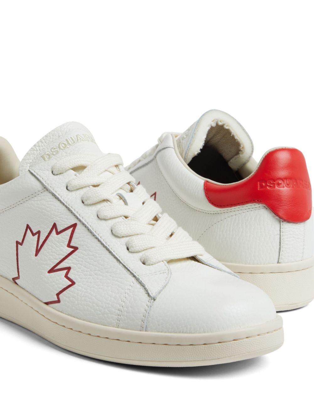 leather sneakers - 4