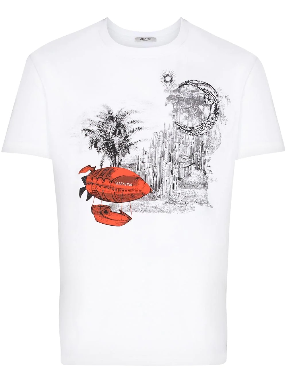 dream-print cotton T-shirt - 1