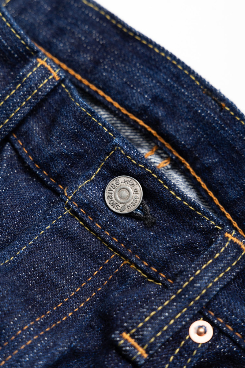 KS-15oz-003 15oz Kasuri Regular Straight Blue In Green Exclusive Version 10