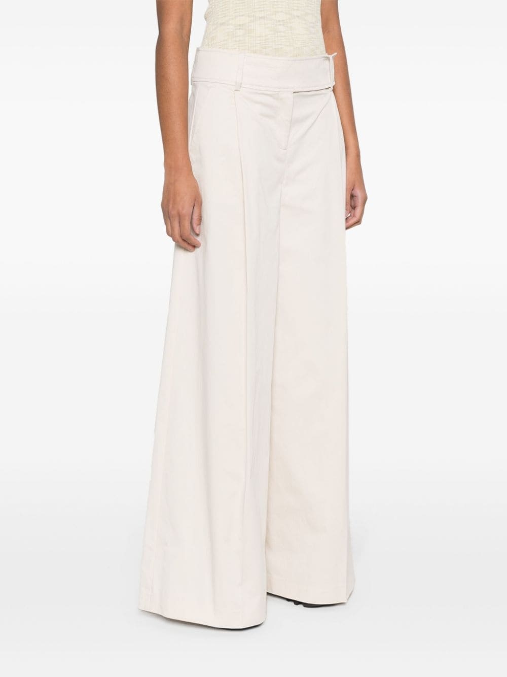 Proteo mid-waist palazzo pants - 3