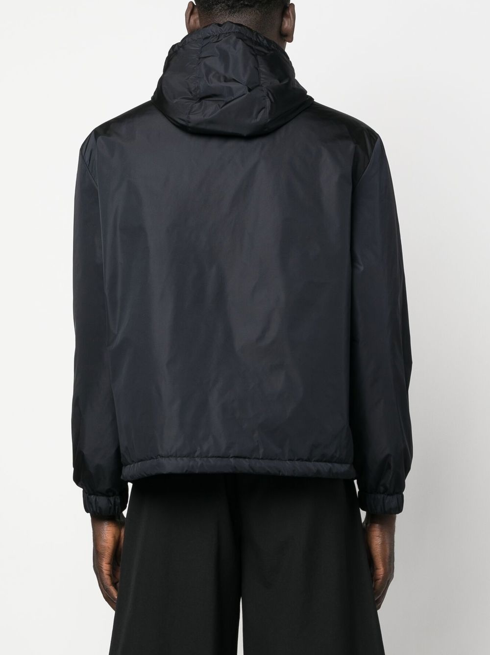 logo-patch hooded jacket - 4