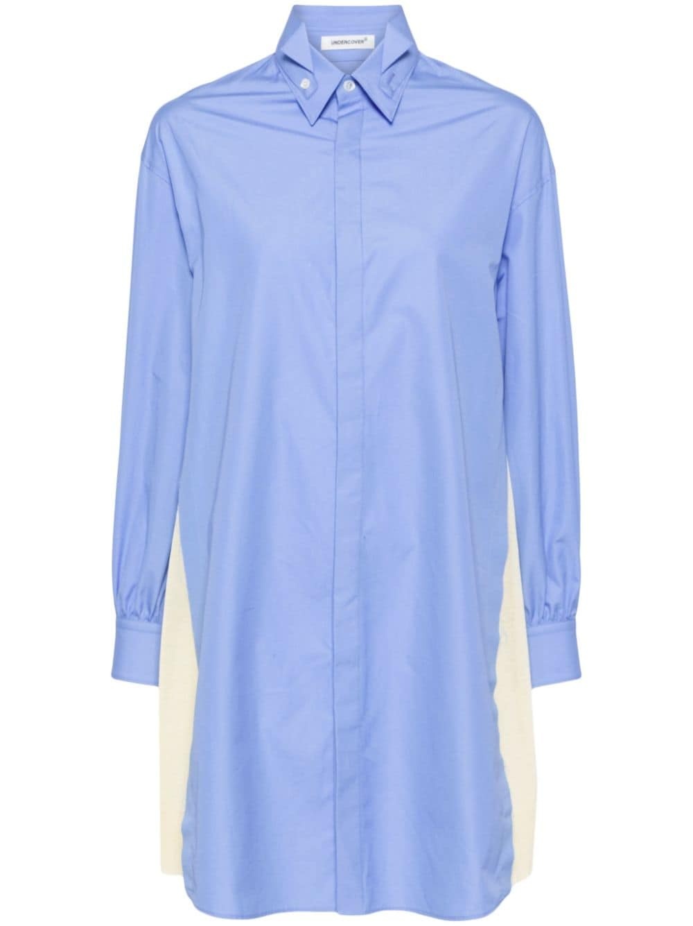 panelled cotton shirt - 1