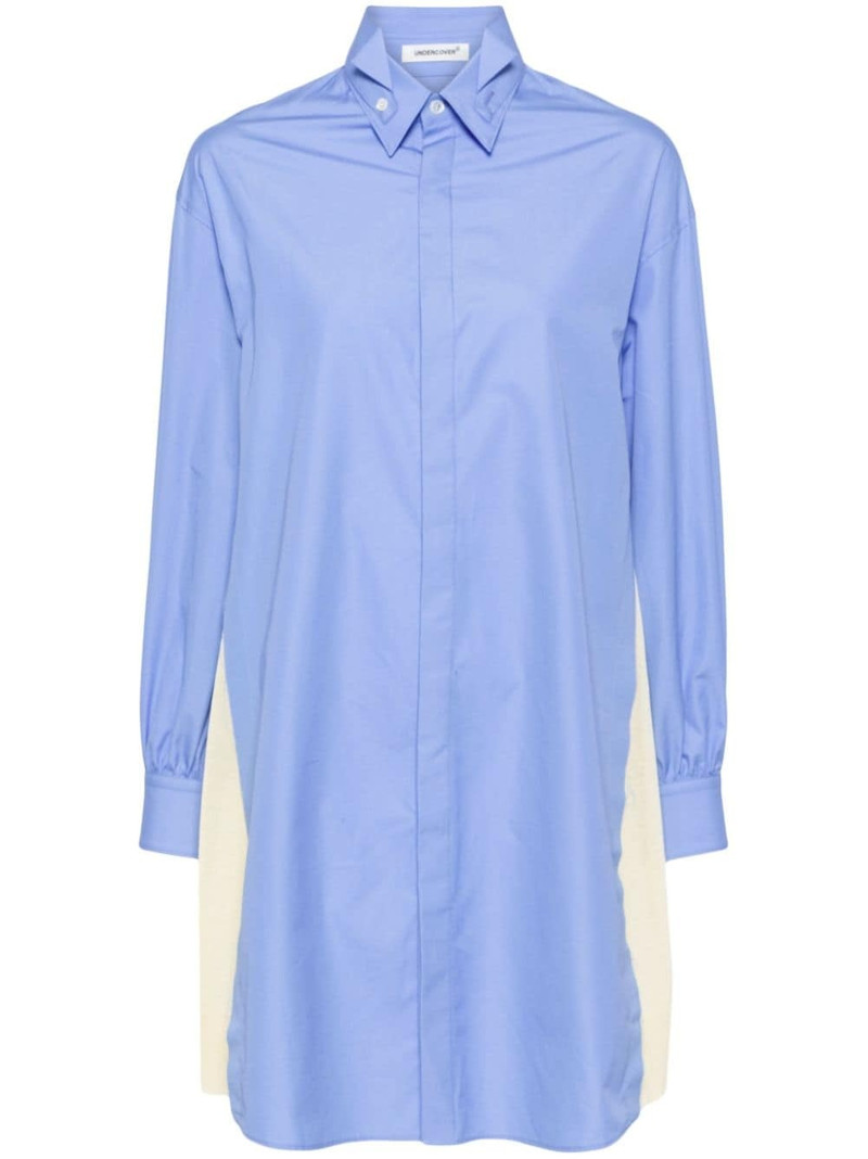 panelled cotton shirt 1