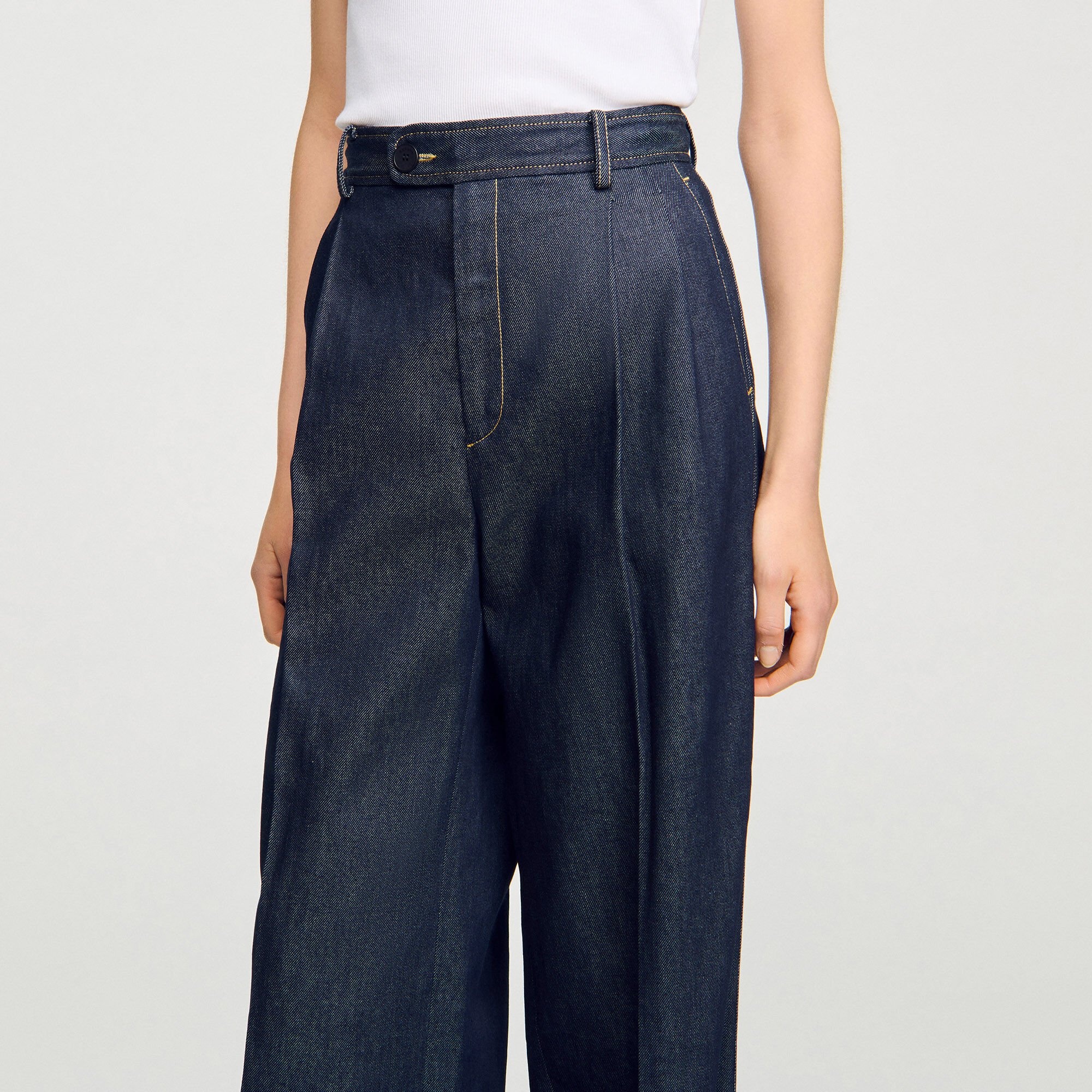 DENIM SUIT TROUSERS - 3