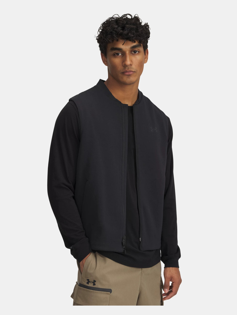 Men's UA Unstoppable Fleece Grid Vest 1