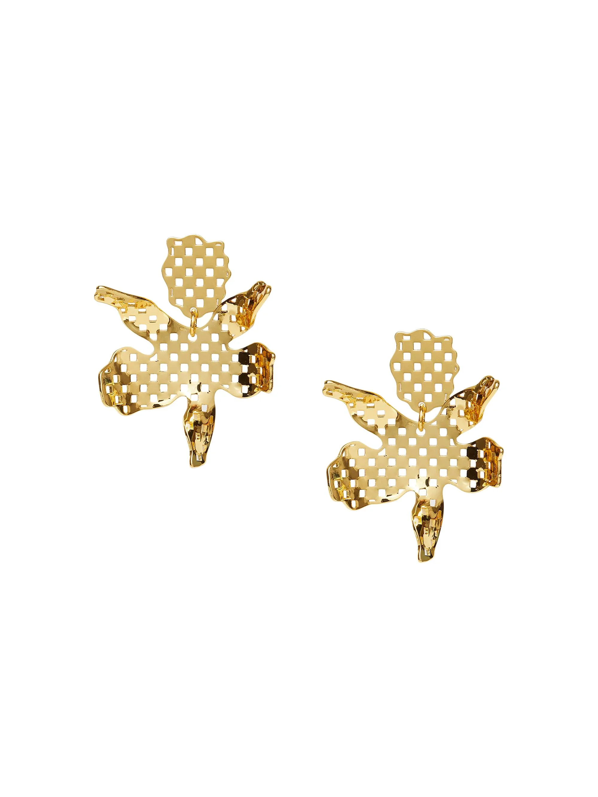 Women's Paper Lily 14K-Gold-Plated Earrings - Gold - 1