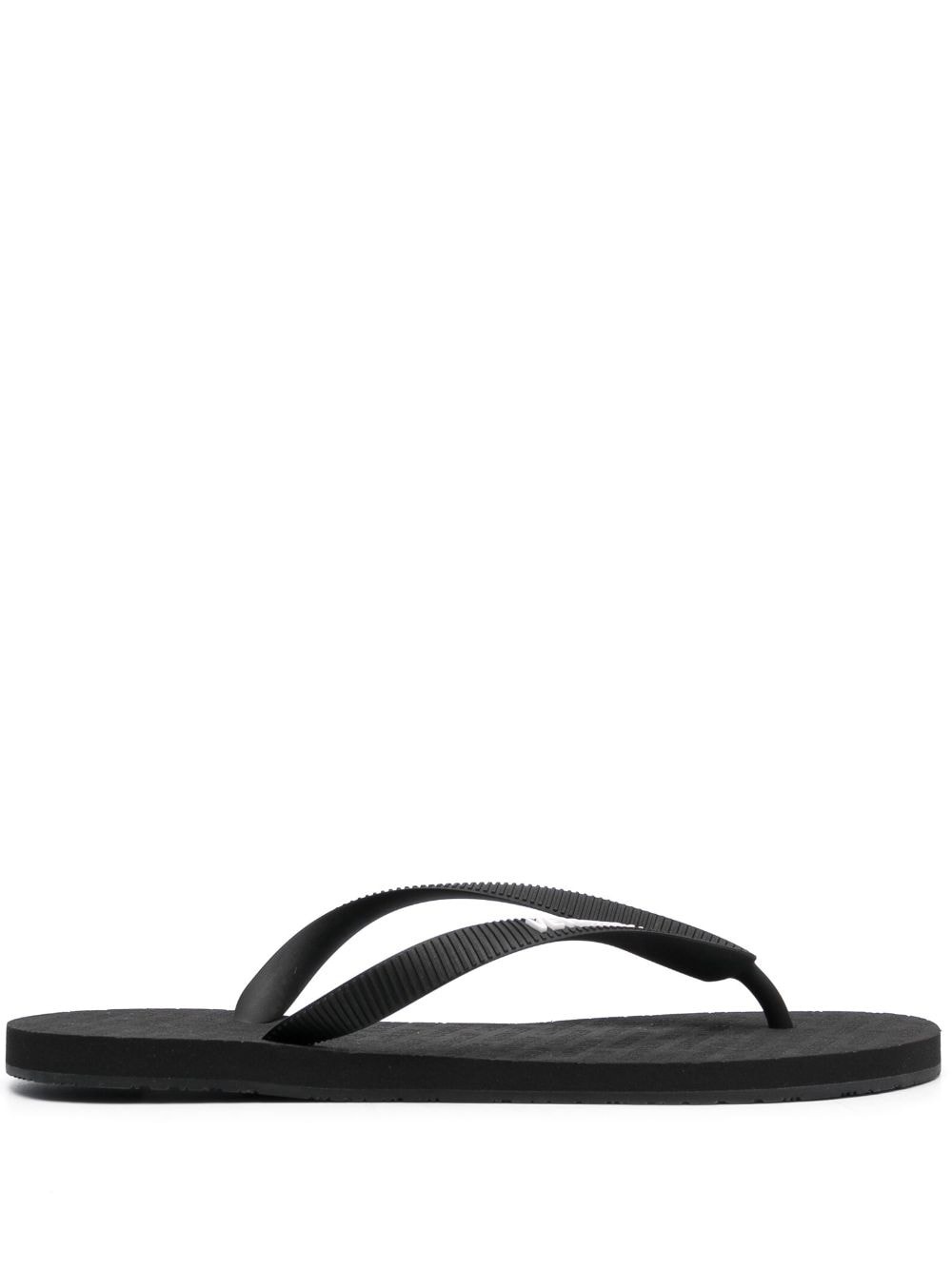 logo-embossed flip flops - 1