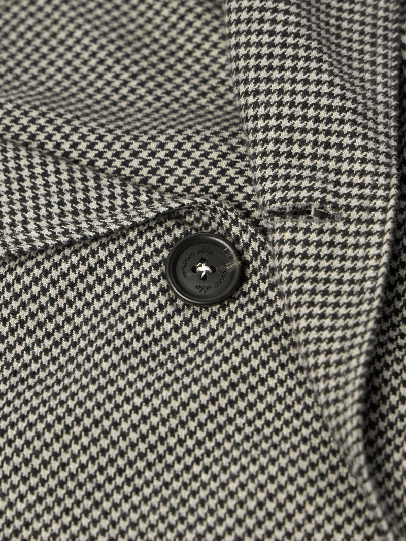Florida Puppytooth Cotton Overshirt Gray 4