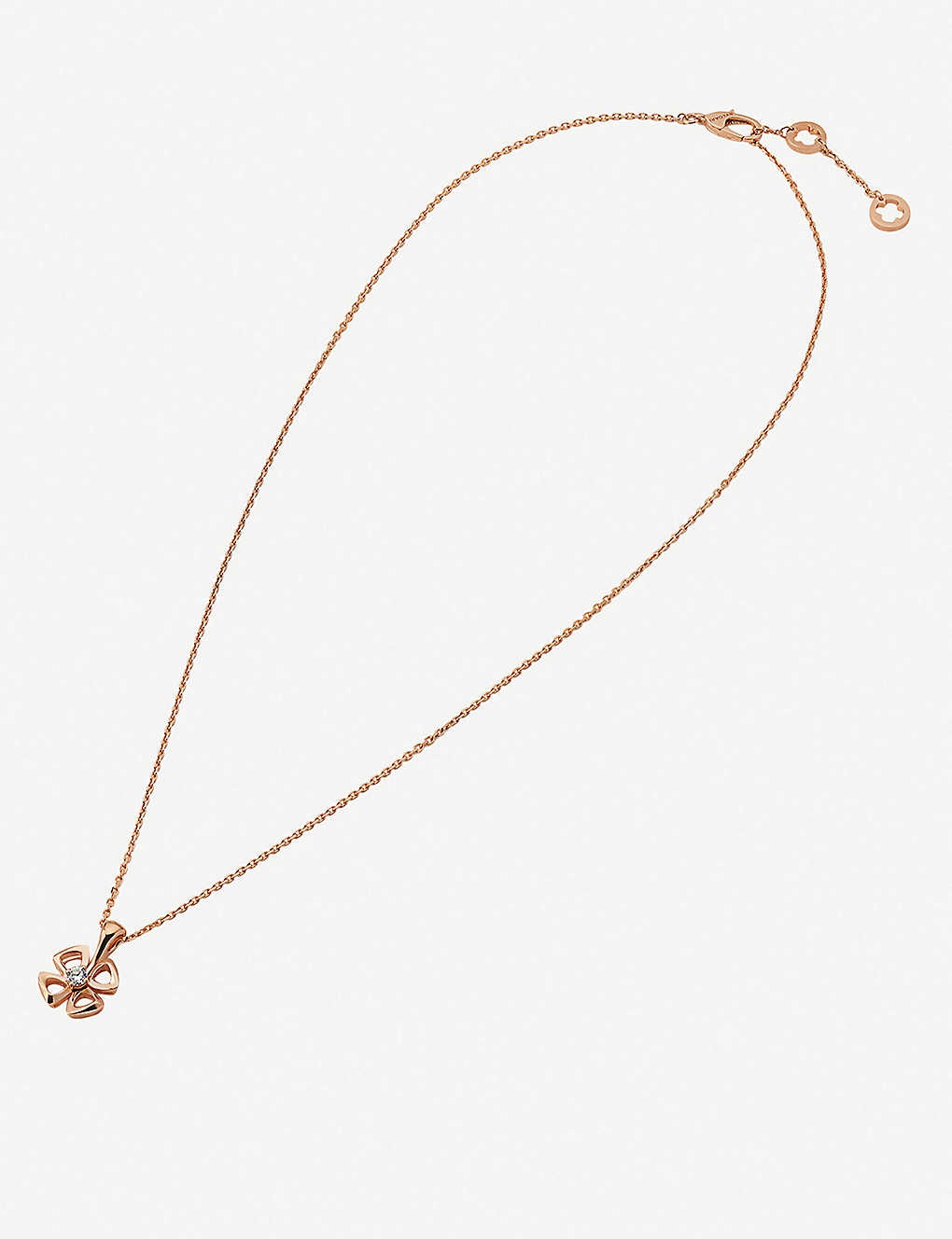 Fiorever 18ct rose-gold and diamond necklace - 2