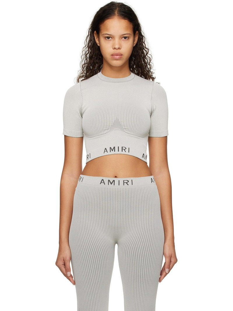 Gray Crewneck Top - 1