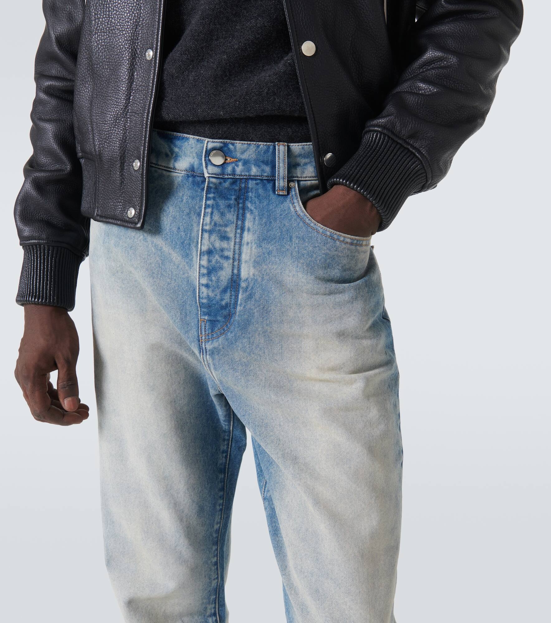 Ma Quad Cuff straight jeans - 5