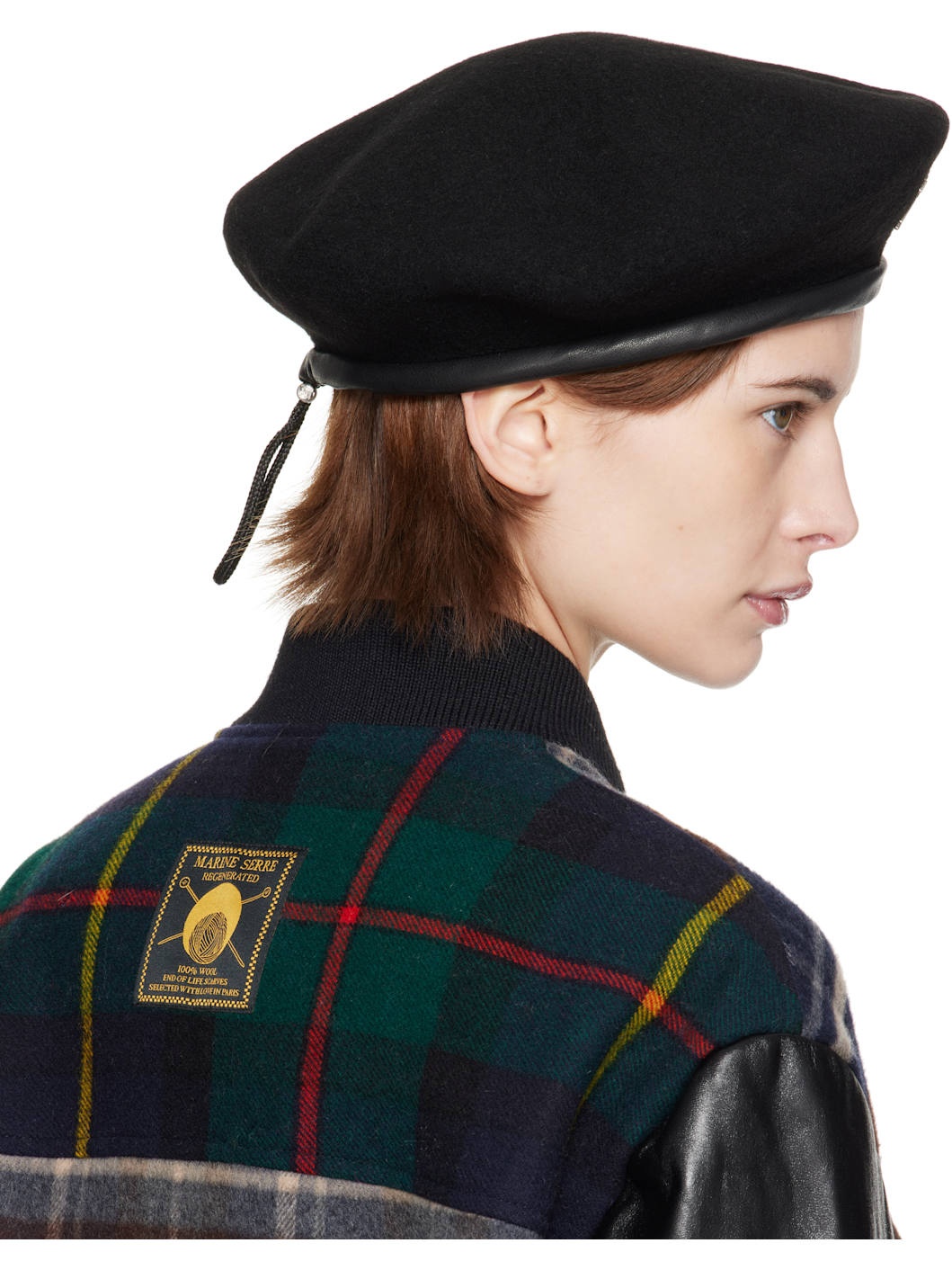Black Signature Wool Cap - 3