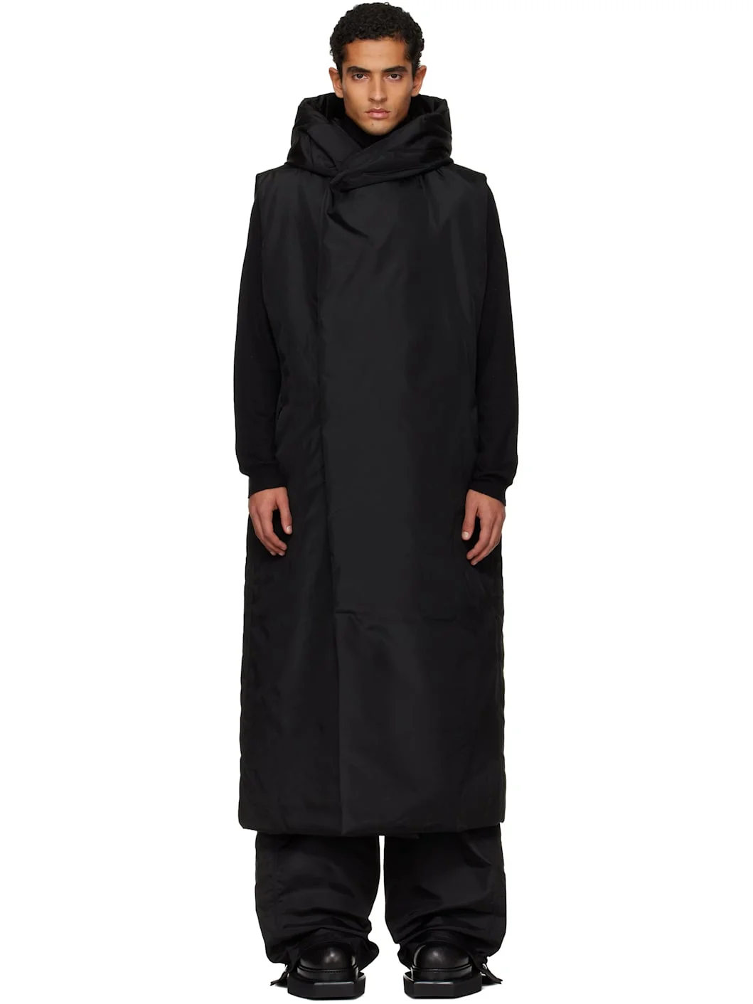 Black Concordians Hooded Vest - 1