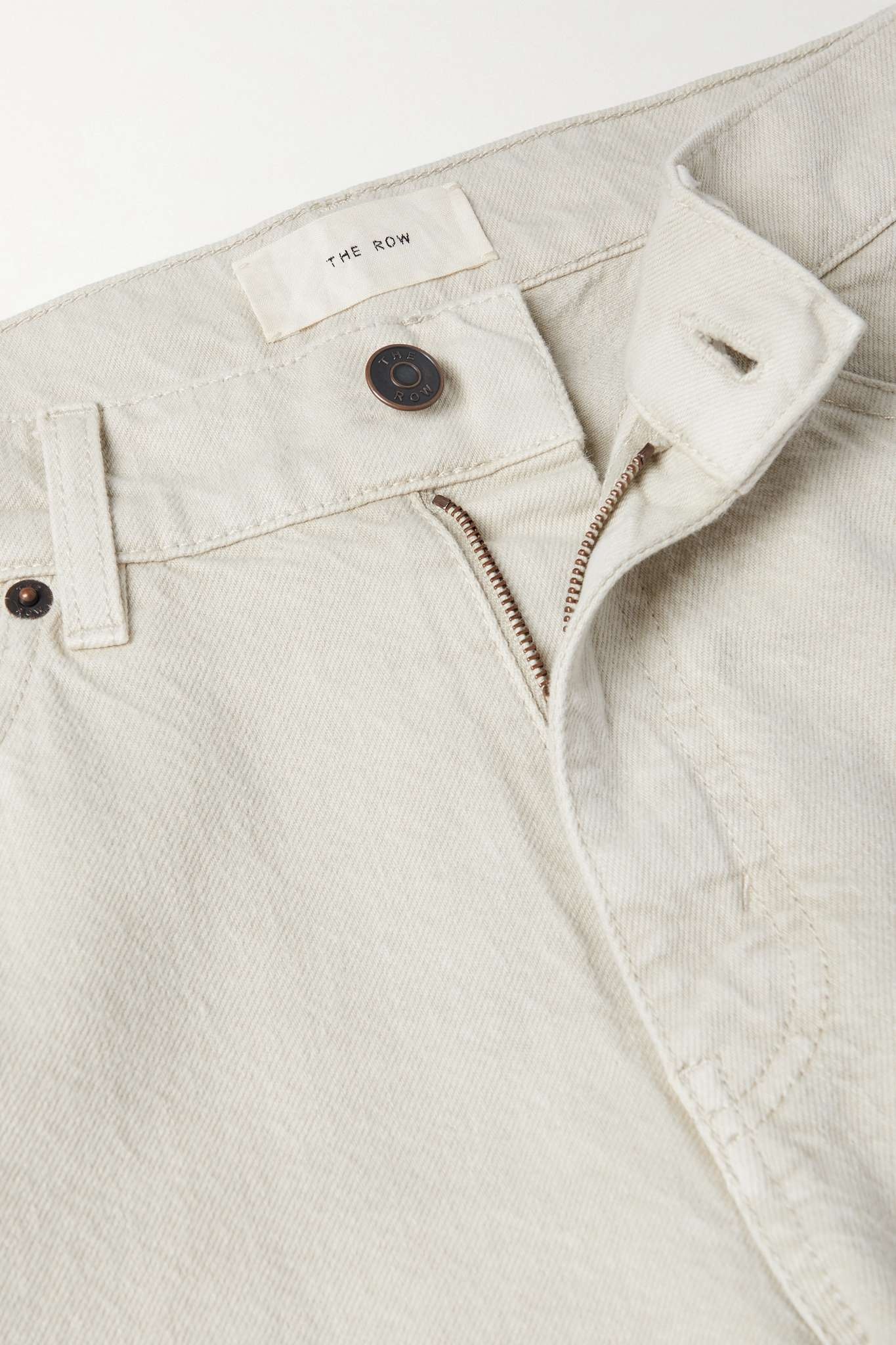 The Row Carlton high-rise straight-leg jeans | netaporter