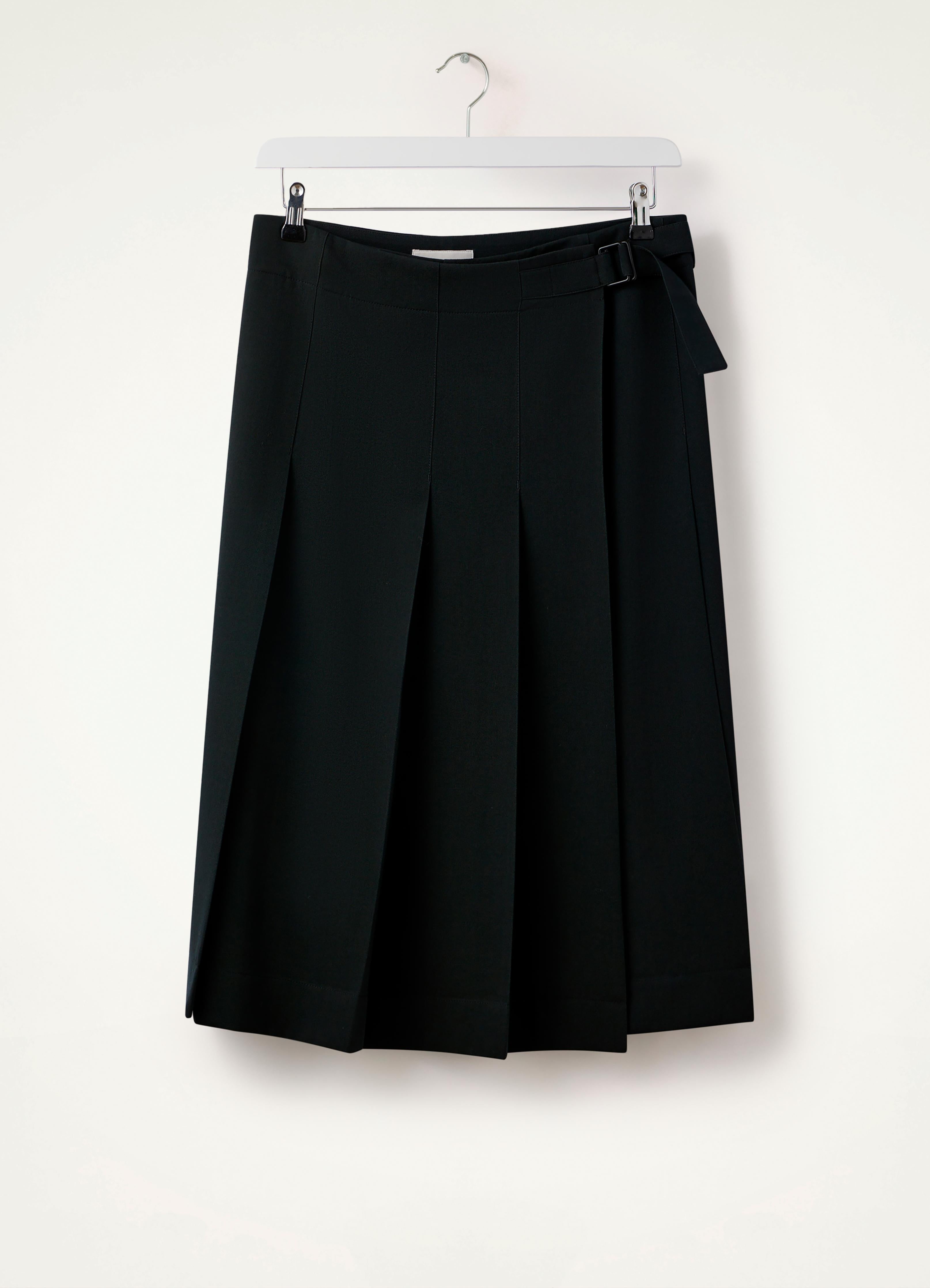 PLEATED WRAP SKIRT - 1
