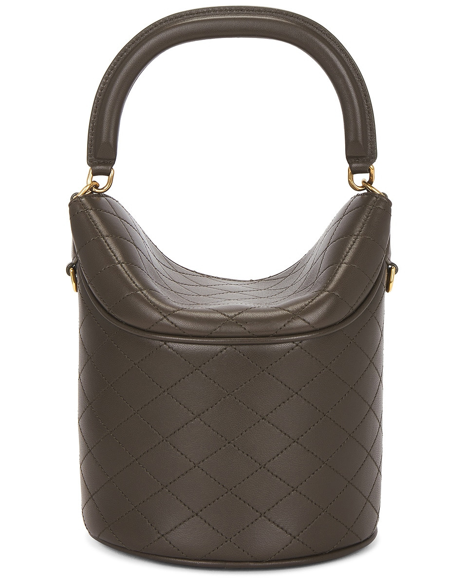 Top Handle Bucket Bag - 3