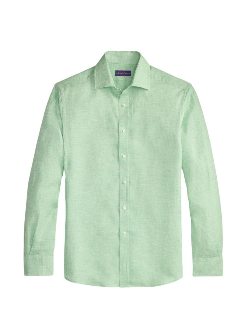 check-pattern long-sleeve shirt 1