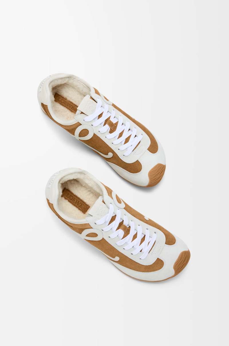 Ballet Runner 2.0 in suede and shearling 3