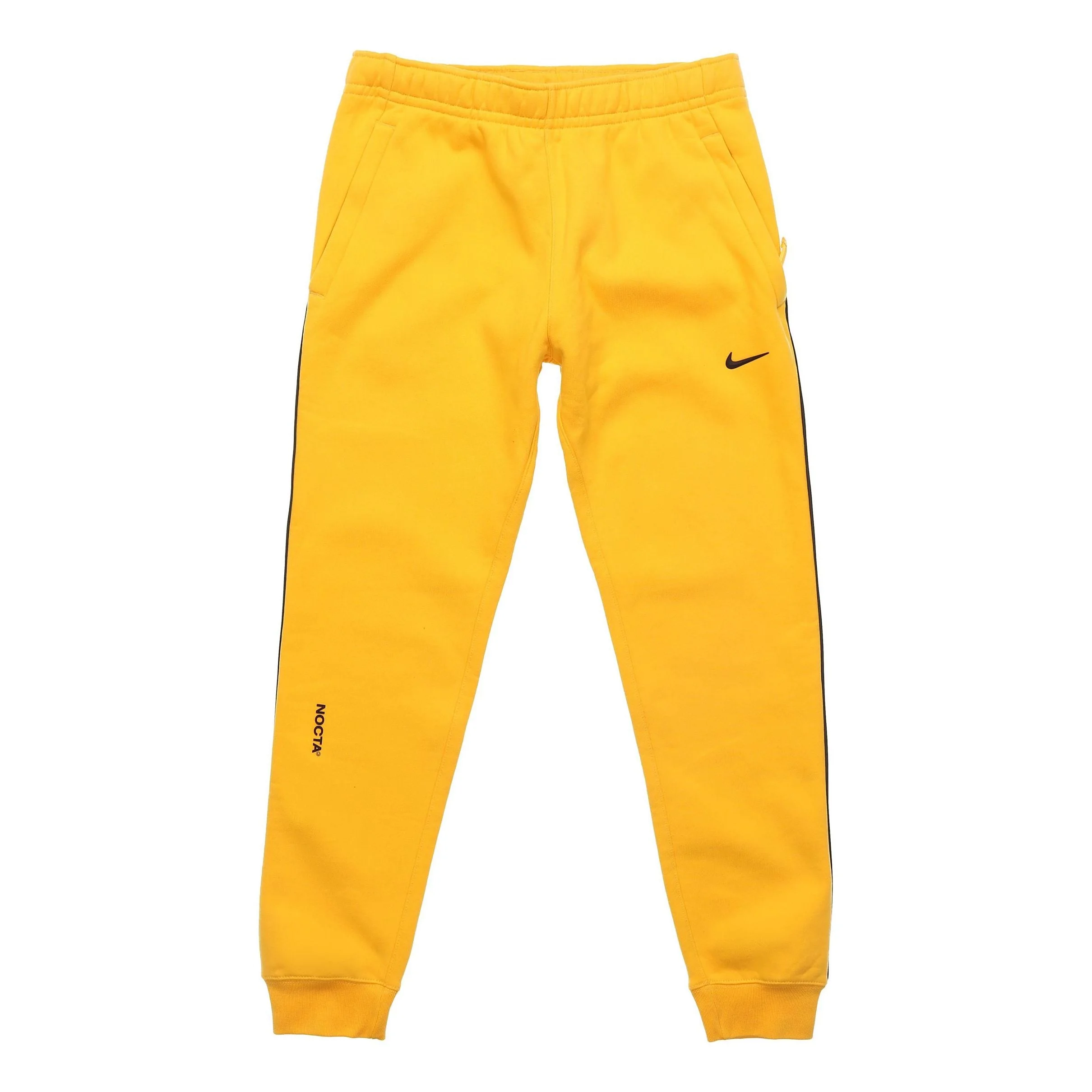 Nike x Drake NOCTA Series Crossover Edging Bundle Feet Fleece Long Pants Asia Edition Large Gold DA4 - 1