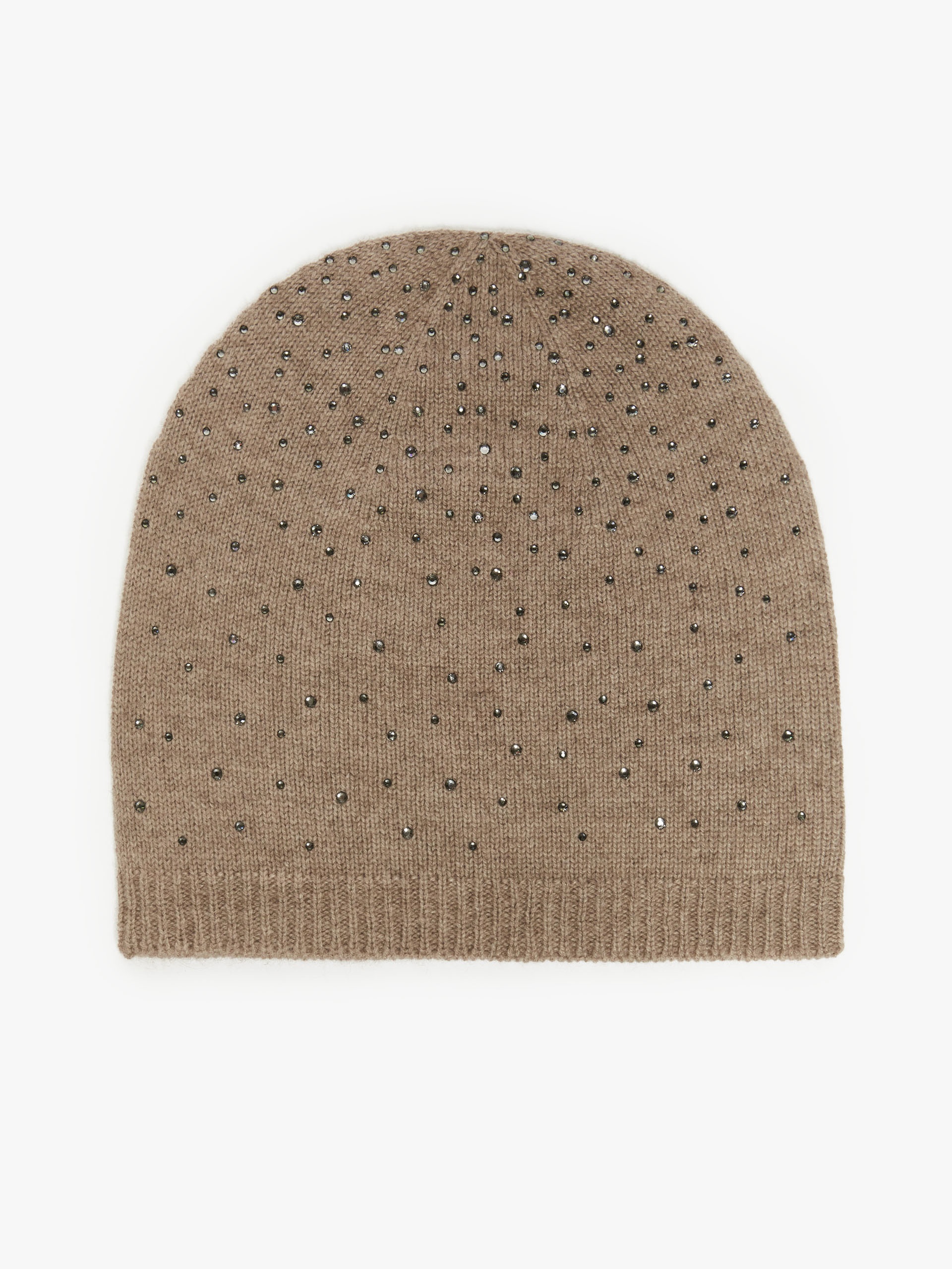 PAGINA Cashmere and rhinestone beanie - 1