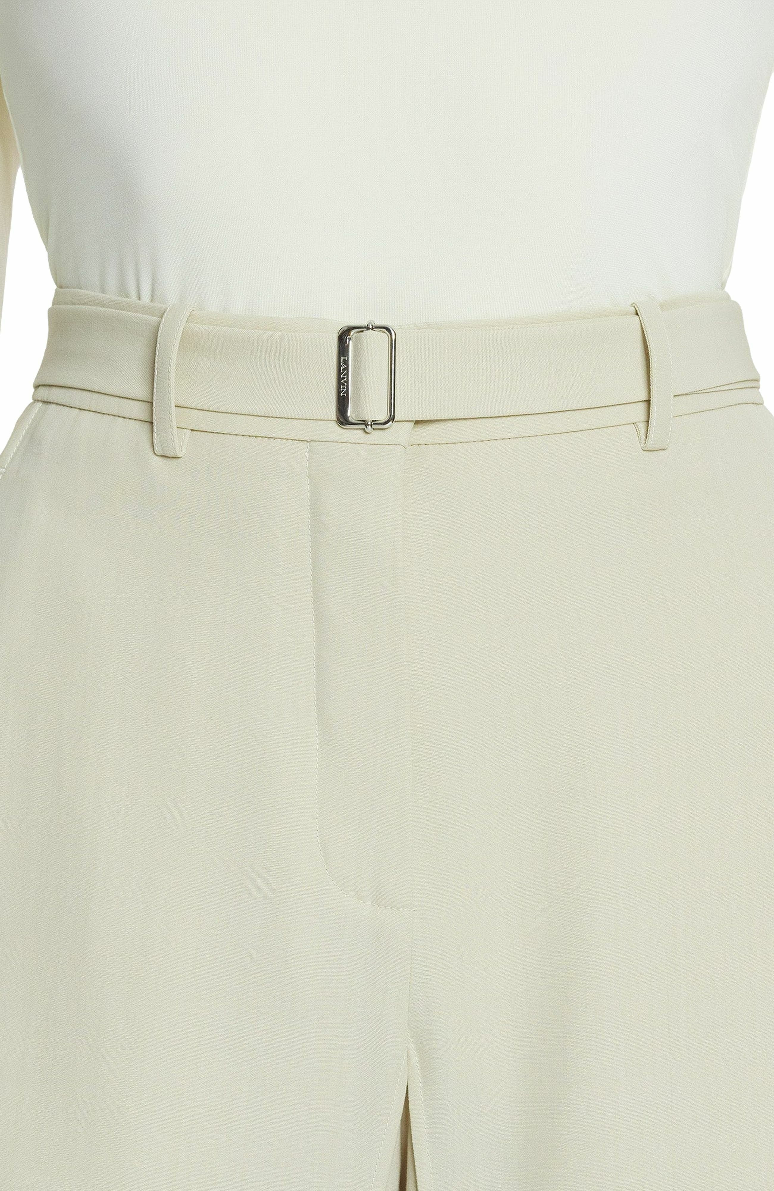 Lanvin Tailored Wool-Blend Pants in Mastic at Nordstrom - 4