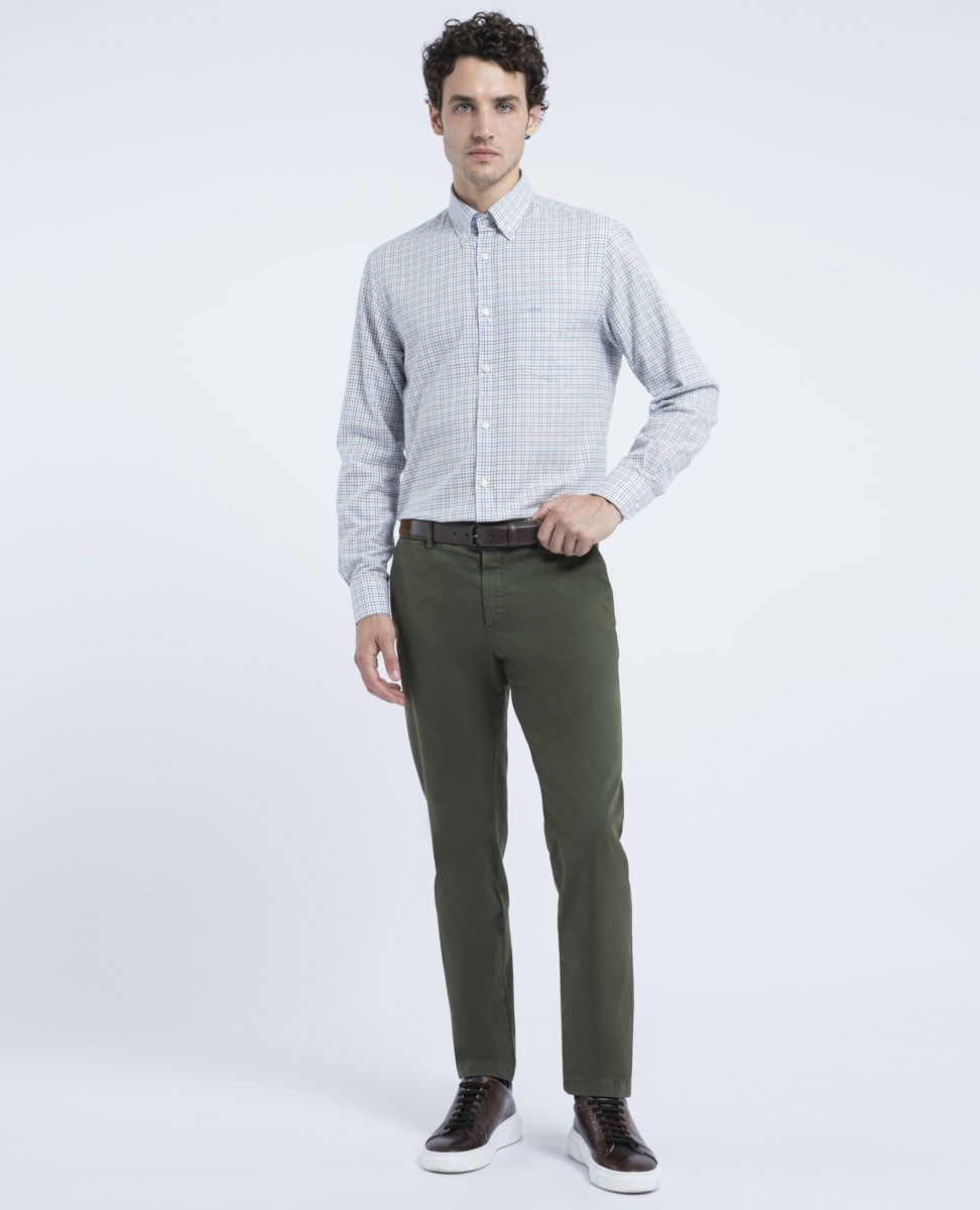 Stretch cotton Trousers - 3