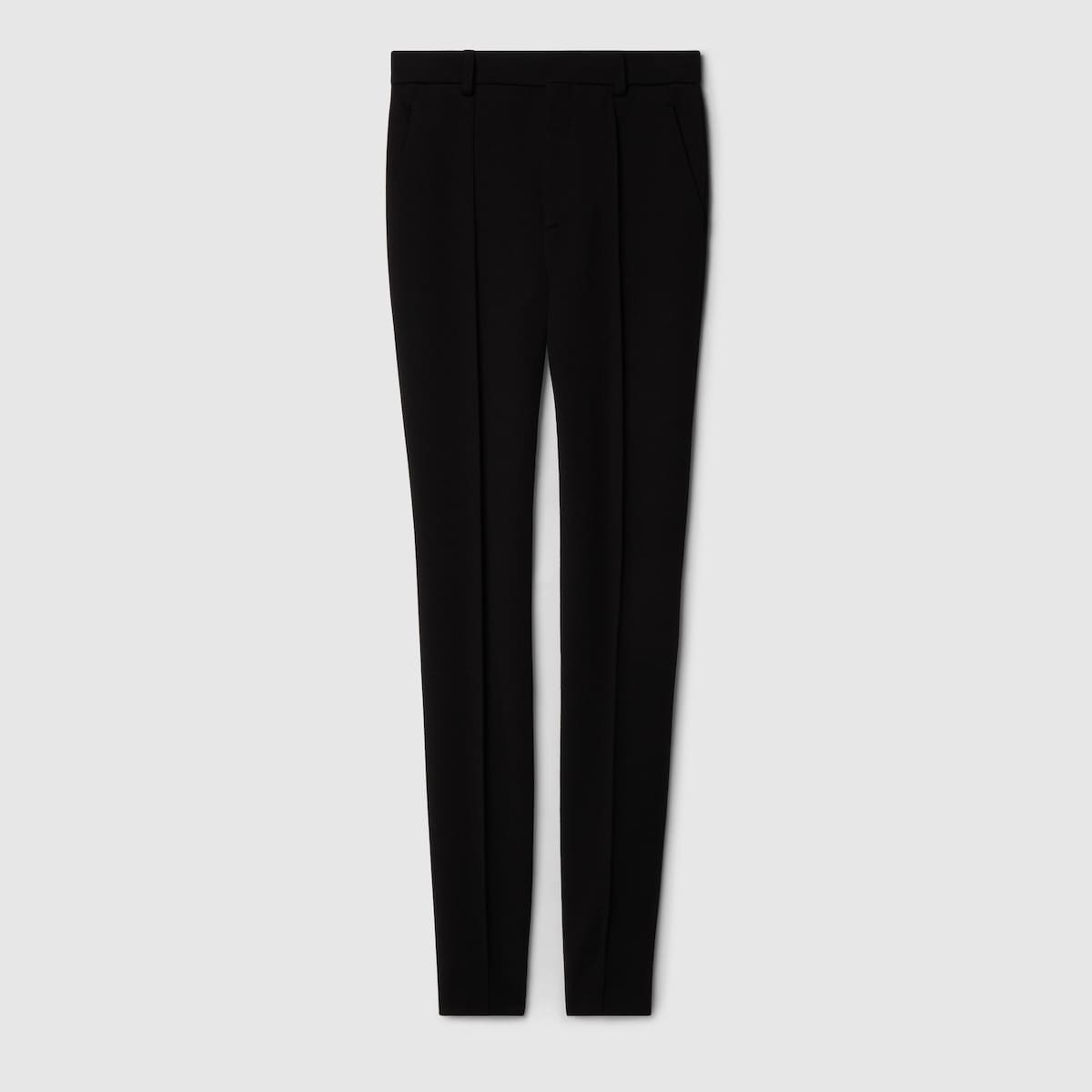 Stretch fabric pant with embroidery - 1